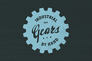 20 Gear Badge Shapes - By Hand, an Illustration by GhostlyPixels (Thumbnail 1 of 5)