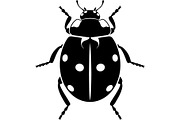 Ladybug Silhouette, an Object Graphic by Designer_Momina (Thumbnail 11 of 20)
