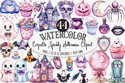 Coquette Sparkly Halloween Clipart, an Illustration by Designking (Thumbnail 1 of 4)