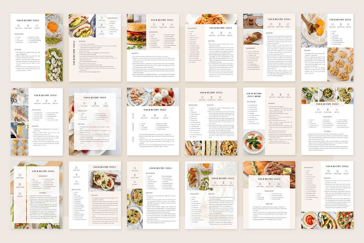Cook Book Template CANVA, a Magazine Template by ShopRShop (Photo 2 of 9)