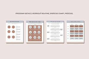 Fitness Program - Ebook Template