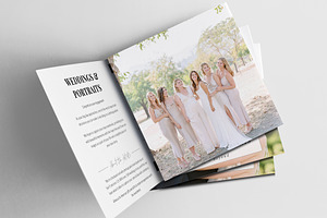 5x5 Accordion Trifold PSD