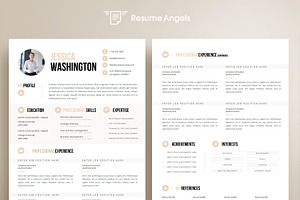 Resume Template 4 Page Mandalay