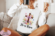 He is Risen Easter Christian Faith, an Illustration by Daily.Designs (Thumbnail 2 of 5)