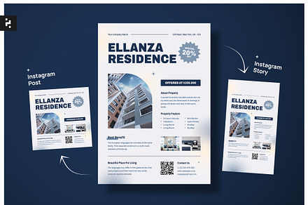 Modern Real Estate Flyer, a Flyer Template by Neermana