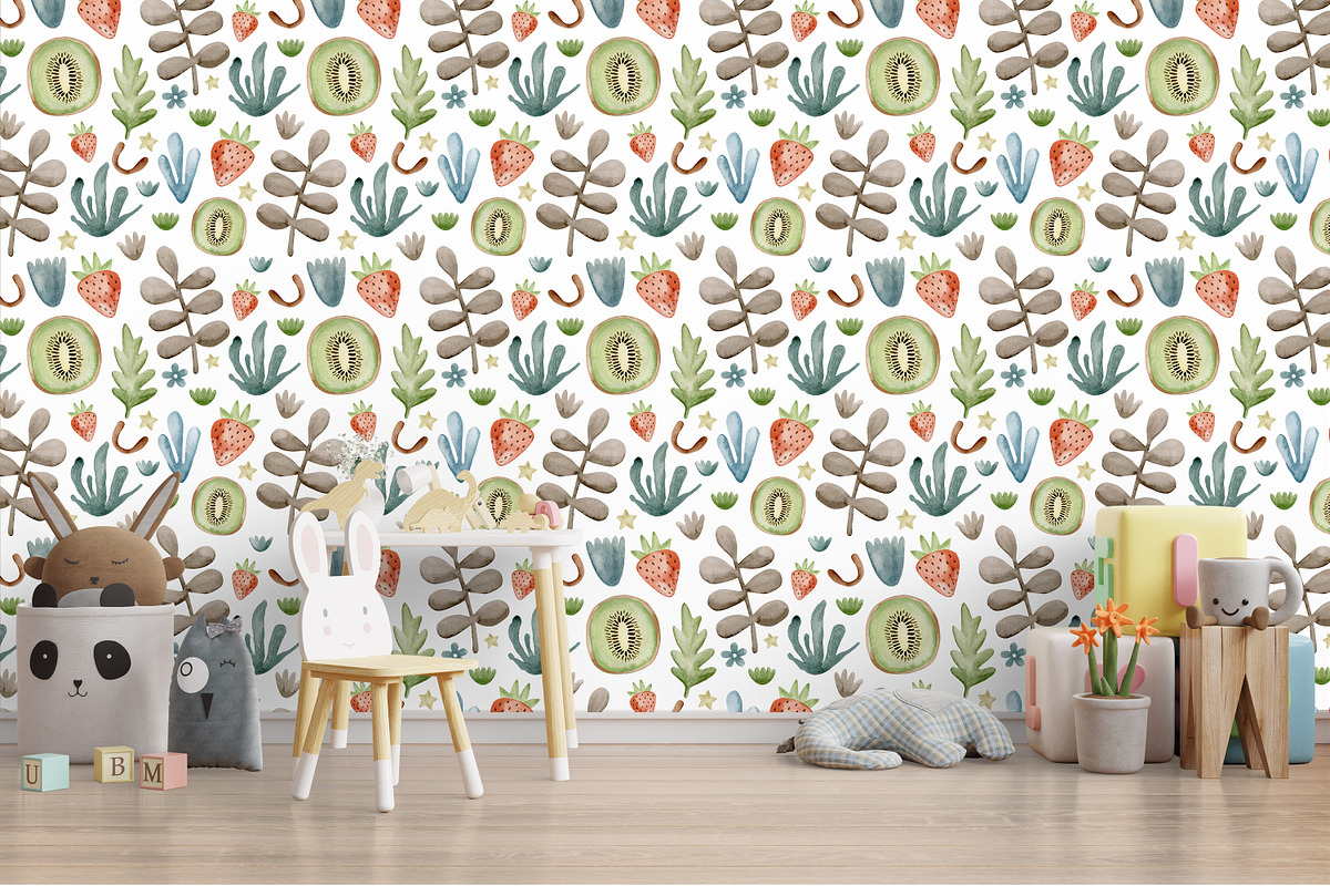 Watercolor Modern Summer Collection., a Decorative Illustration by Kira Konoshenko (Photo 5 of 17)