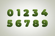 Grass Text 3D Letters Set, an Object Graphic by Kotulsky Mockups (Thumbnail 4 of 6)