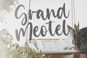 Misty Cotton Modern Calligraphy Font