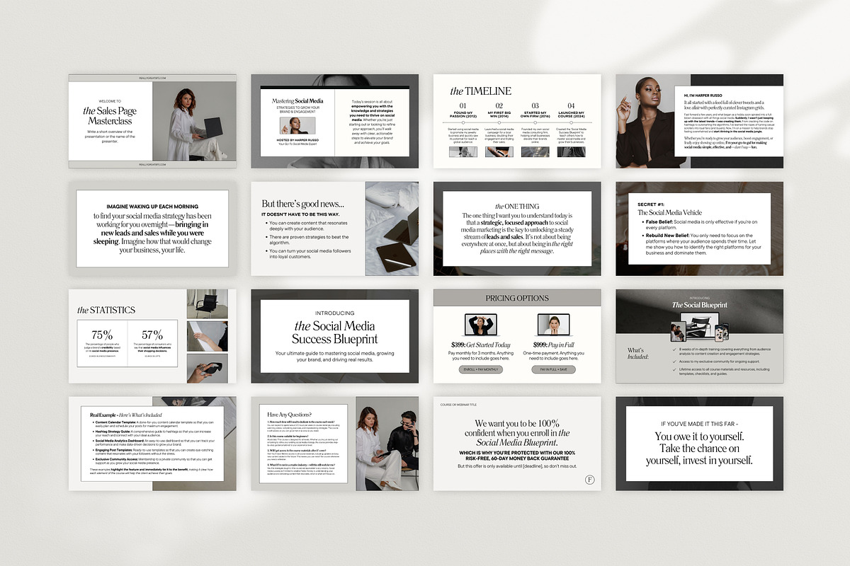 Slide Deck & Webinar Canva Templates, a Presentation Template by Fallon Gerst (Photo 19 of 22)