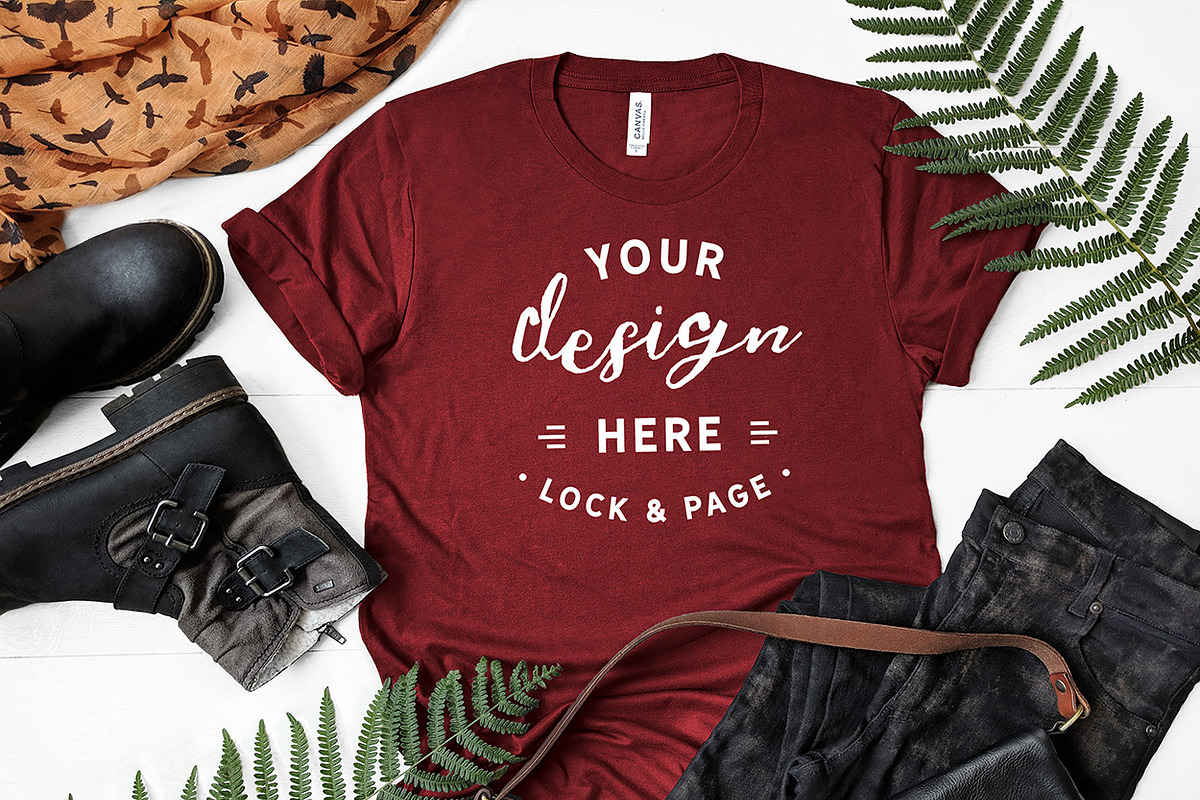 T-Shirt Mockup Bundle Bella Canvas, a Shirt Mockup by lock and page (Photo 27 of 71)