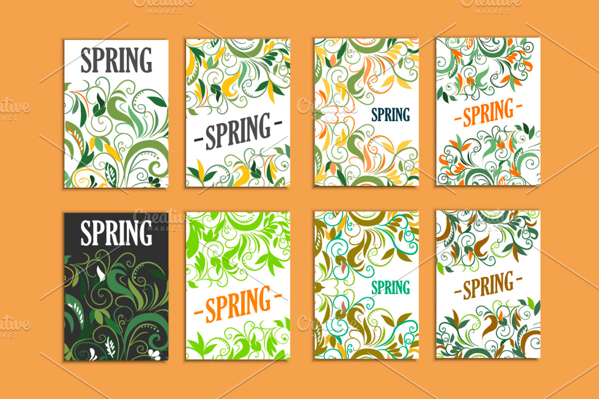 Set spring background, a Brochure Template by Haisonok (Photo 2 of 3)