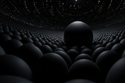 41 Black spheres illustrations, an Object Illustration by Handmadefont (Thumbnail 5 of 41)