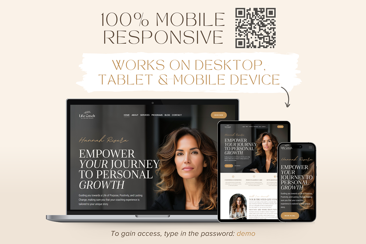 Squarespace Template Coach Website, a Squarespace Template by vectorocean (Photo 8 of 11)
