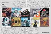Garage Grunge Album Covers Bundle, a Social Media Template by pixelsao (Thumbnail 1 of 3)