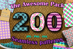 THE AWESOME PACK - 200 Patterns