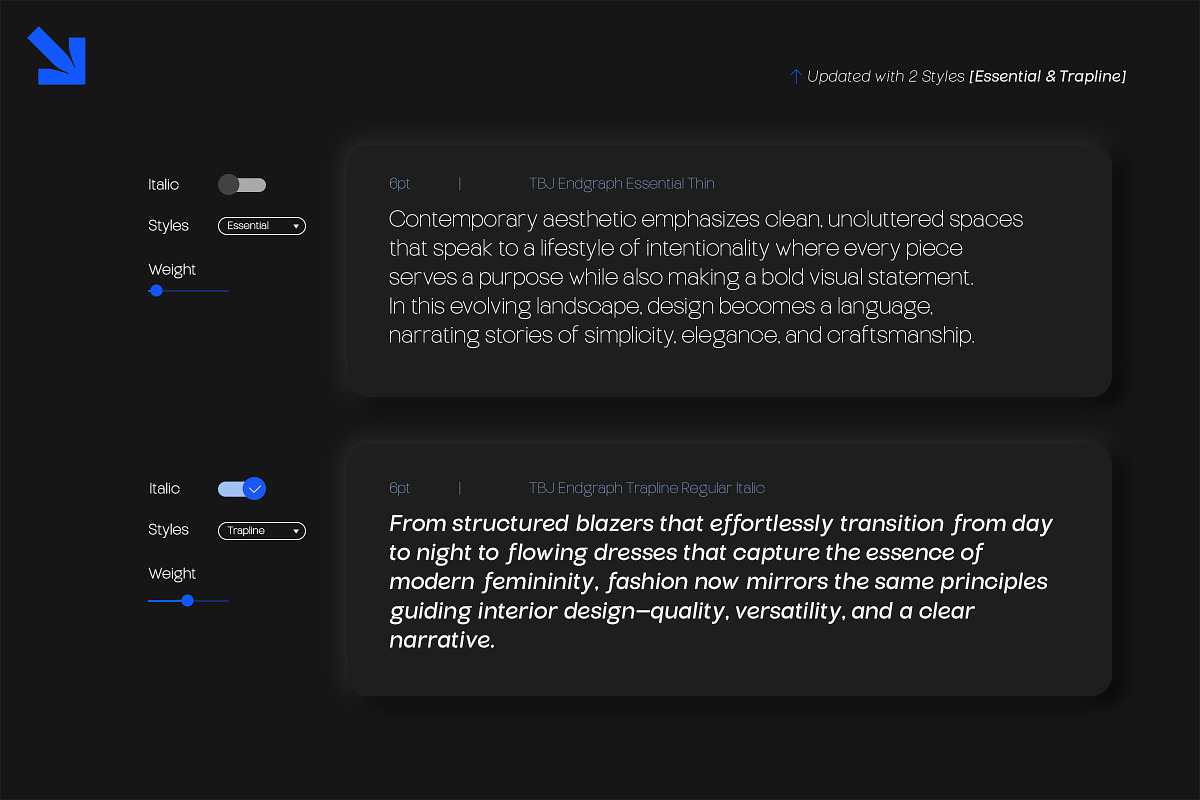TBJ Endgraph 2 Styles, a Sans Serif Font by Taboja Studio (Photo 4 of 21)