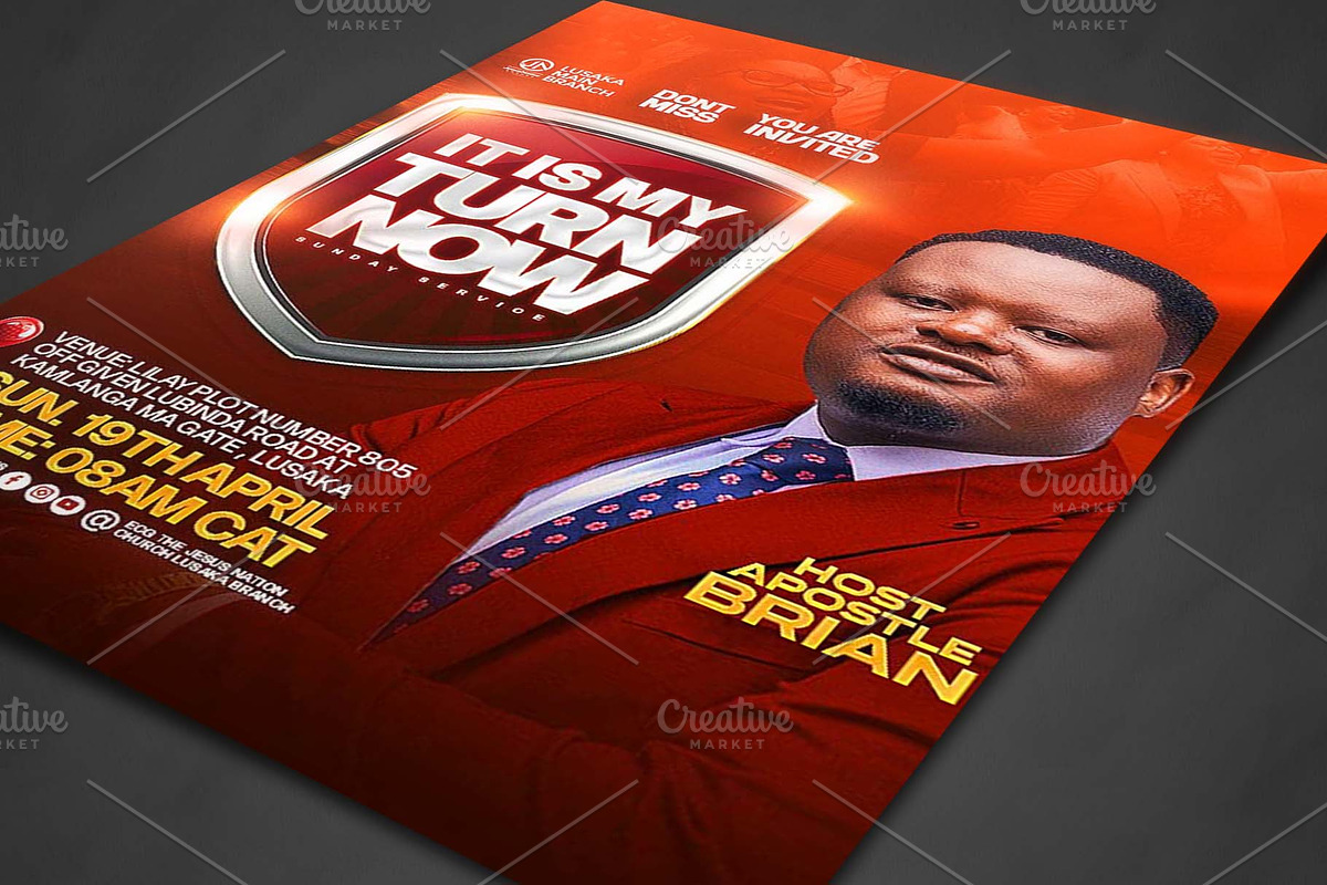 Church Flyer Psd Template, a Social Media Template by church flyer templates (Photo 3 of 4)