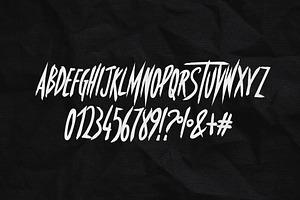 Covenant - Brush Font