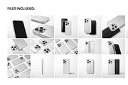 Phone 16 Pro Max Clear Case Mockup, an iPhone Mockup by creatsy5 (Thumbnail 2 of 18)