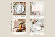 Pink Bow Baby Shower Bundle Template, a Social Media Template by Stellalunarts (Thumbnail 5 of 6)
