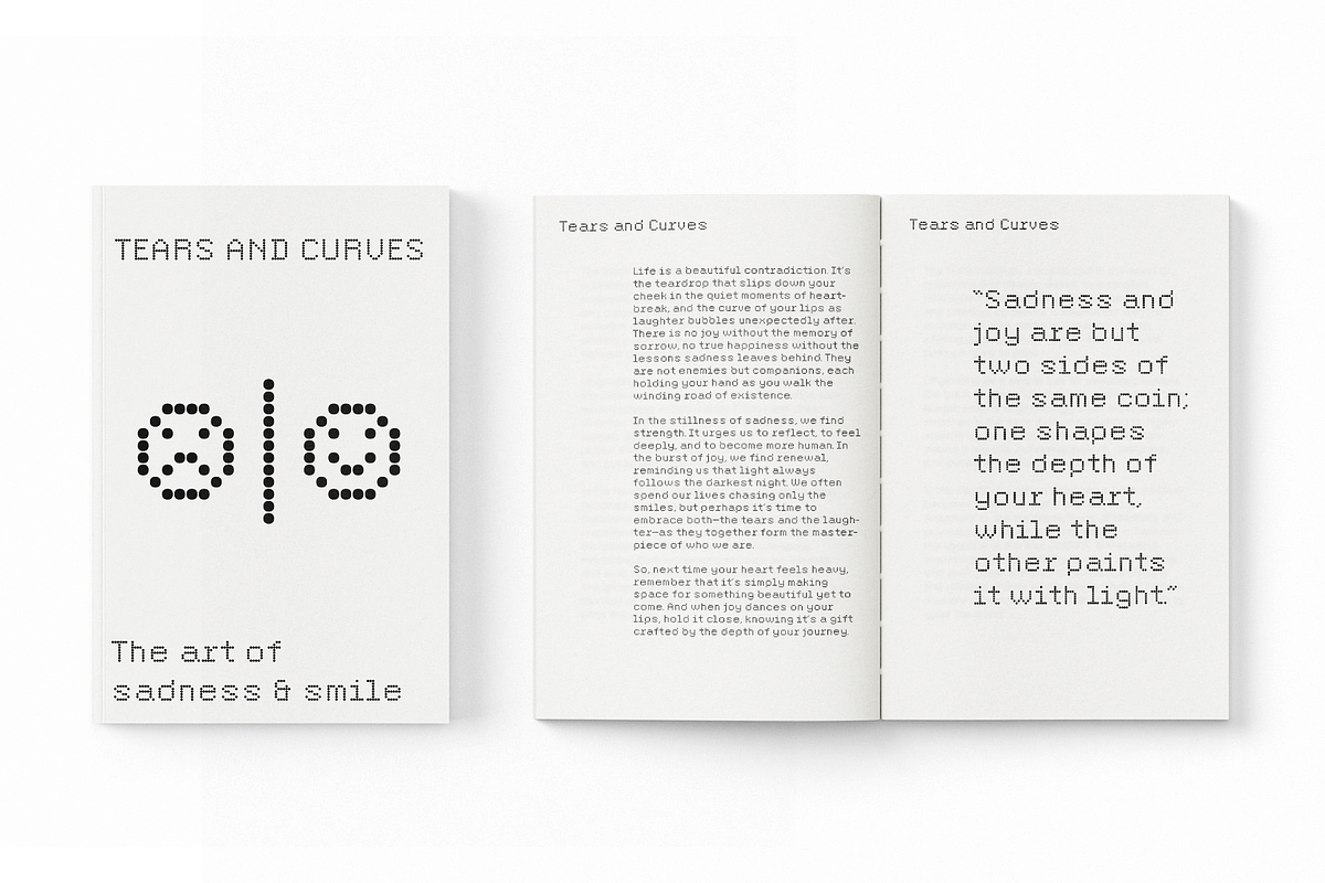 Alvera | Dot-Matrix Sans Typeface, a Sans Serif Font by By Kineks (Photo 6 of 9)