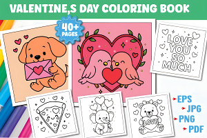 Bold Easy Valentine’s Day Book, a Seasonal Illustration by Design Station