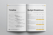 Creative Project Proposal Templates, a Brochure Template by E-Type (Thumbnail 6 of 7)