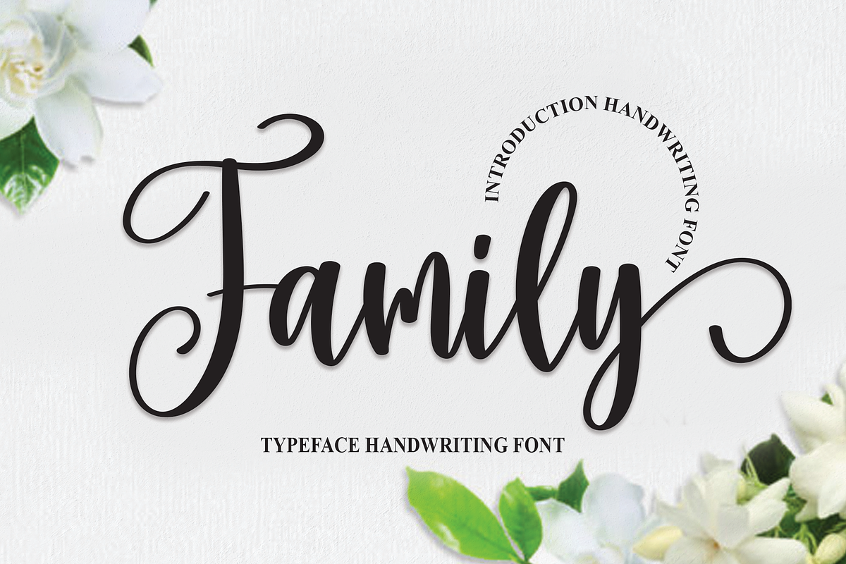 Family | Script Font, a Script Font by Scratchones (Photo 1 of 6)