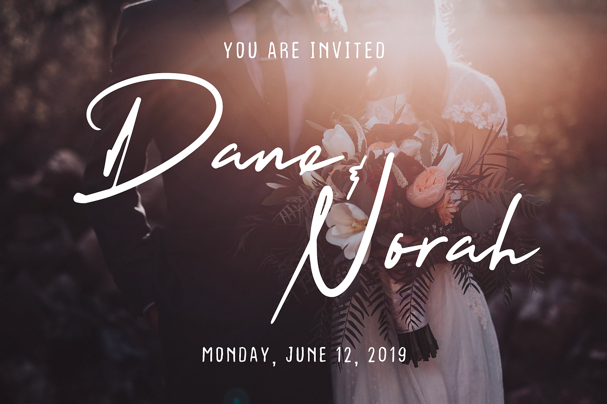 Hello Doe - Handwritten Font Duo preview 4