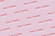 Under The Mistletoe Font Duo, a Script Font by CallMeStasia (Thumbnail 5 of 13)