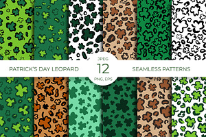 Patricks Leopard Seamless Pattern