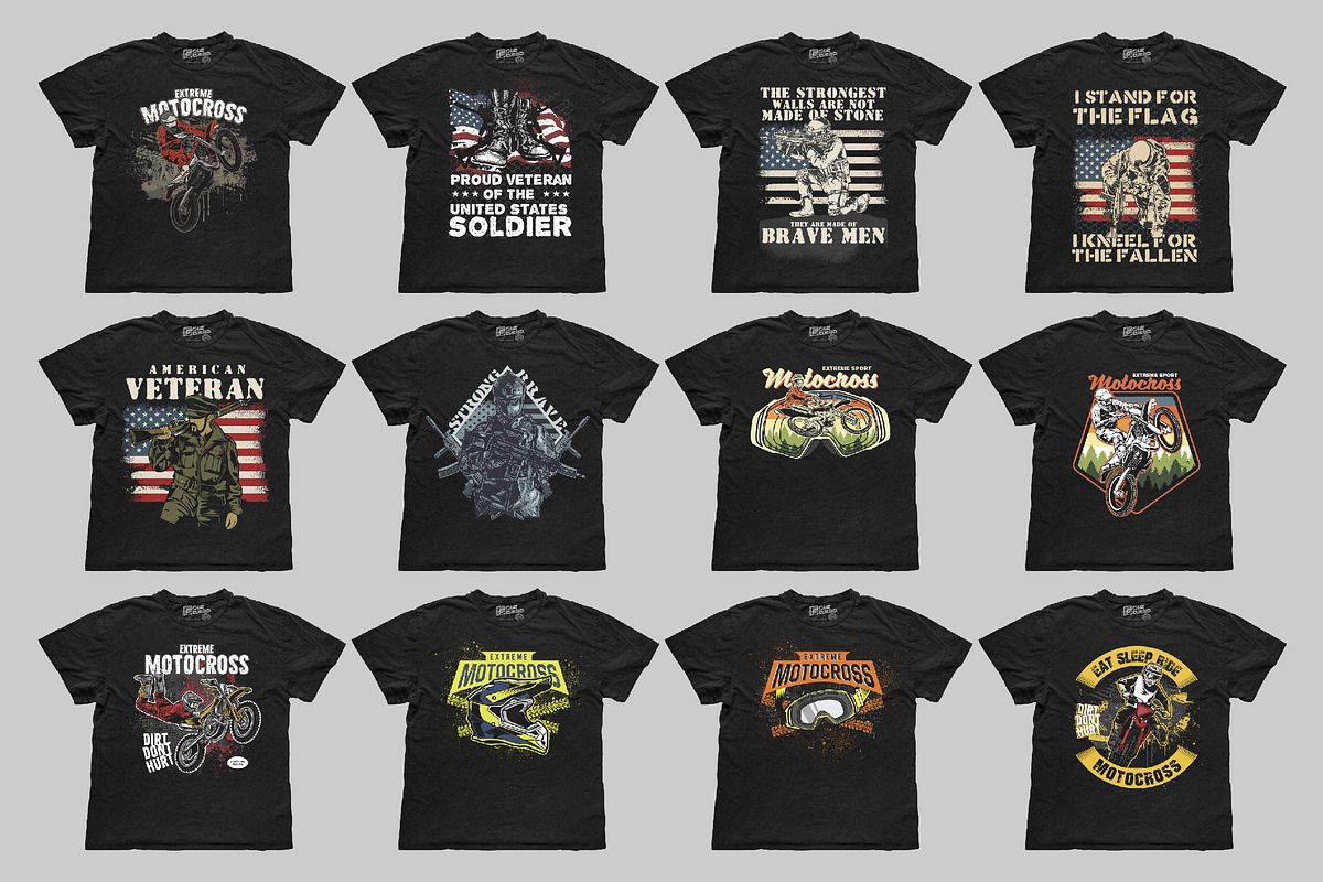 101 ultimate bundle T-Shirt Designs, an Illustration by The BolzStudio (Photo 3 of 10)