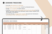 Tutoring Organizer & Lesson Planner, a Templates & Theme by MondaySpark (Thumbnail 3 of 7)