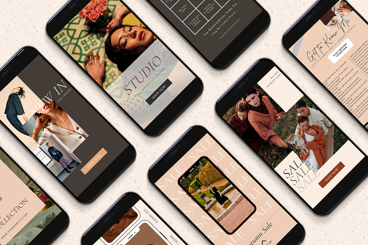 BUY 1+1 Charlotte Instagram Template, a Social Media Template by DesignbySamVN (Photo 2 of 11)