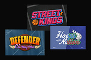 Basketball Sports Text Effects, a Layer Style Add-On by Matsero (Thumbnail 2 of 4)