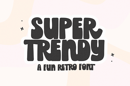 Super Trendy | Retro Font, a Font by KA Designs
