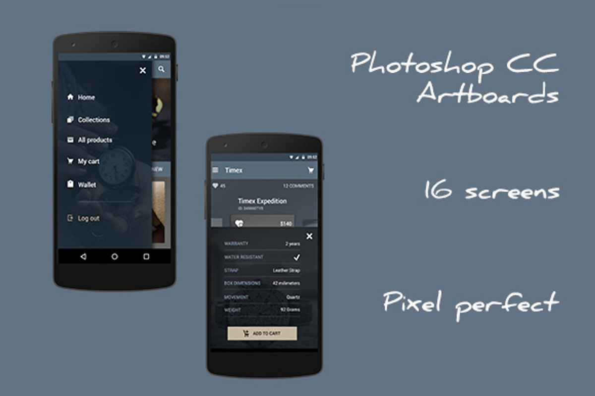 E-commerce Style App, an Android Mockup by Isma Shop (Photo 3 of 3)