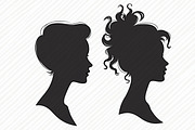 Romantic Love Cameo Silhouette, an Illustration by hafijul (Thumbnail 4 of 8)