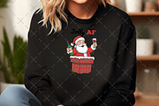 Jolly AF Santa Claus, an Illustration by Craft Nest (Thumbnail 3 of 6)