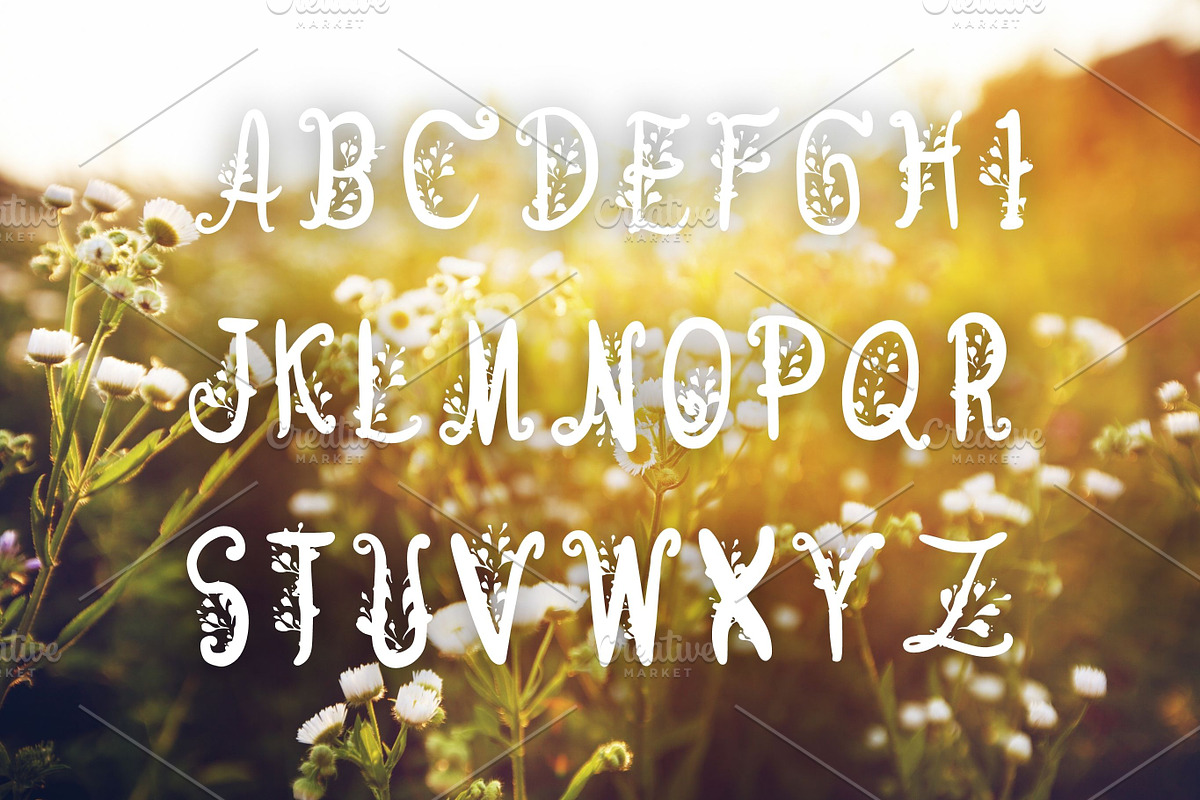 Little Journey font, Wildflower font, a Font by Tattoo Worker Studio (Photo 4 of 4)