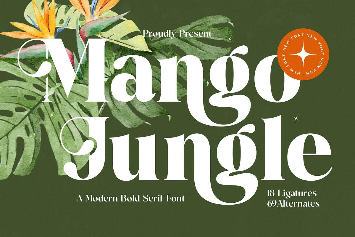 Mango Jungle Modern Bold Serif, a Serif Font by timelesstype.co (Photo 1 of 20)