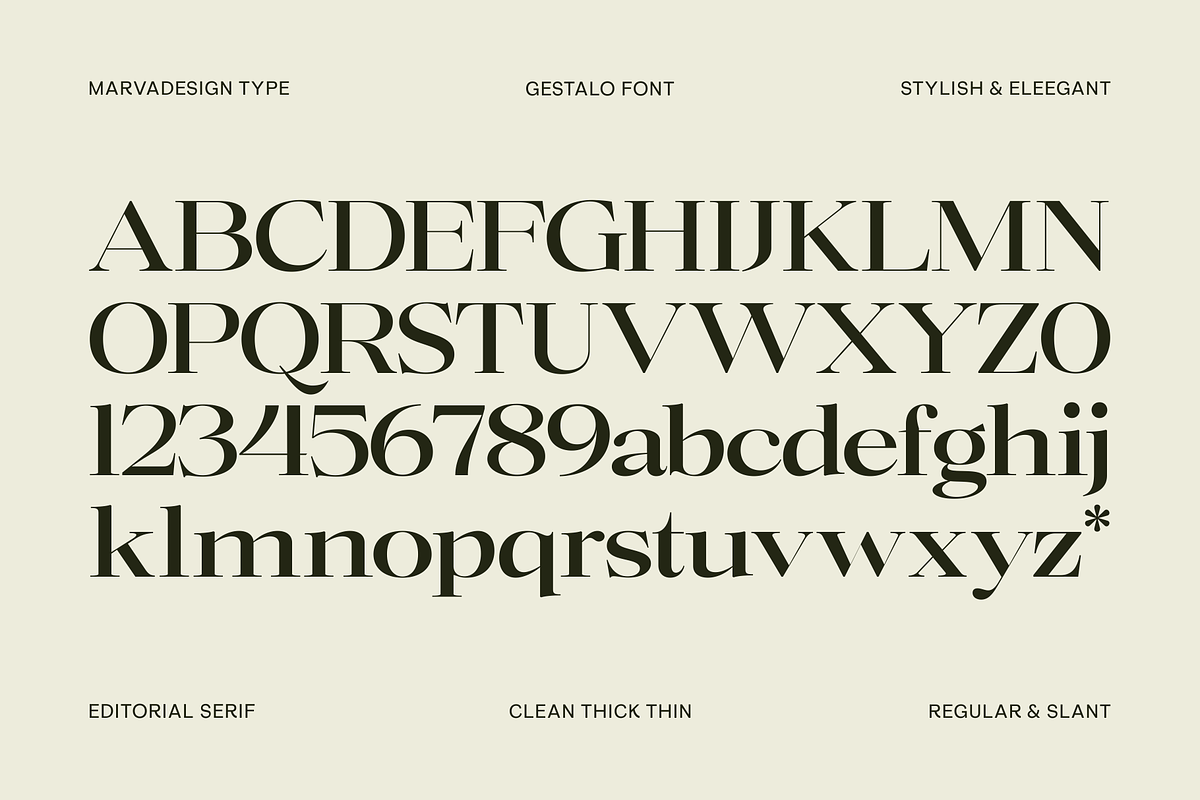 Gestalo - Elegant Family Serif, a Serif Font by Marvadesign (Photo 9 of 10)
