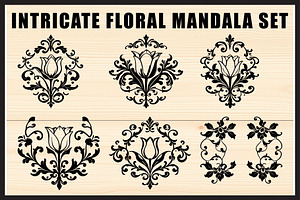 Detailed Floral Mandala SVG, an Object Graphic by Designer_Momina