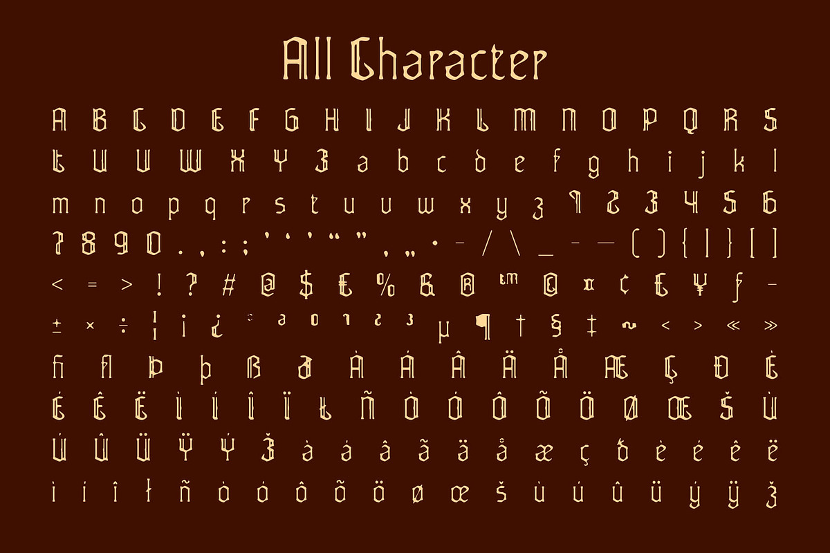 CS Belphegor Drawn, a Blackletter Font by Craft Supply Co. (Photo 8 of 8)