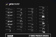 Procreate smoke brushes, a Brush Add-On by Endete & Mazak brushes (Thumbnail 9 of 9)