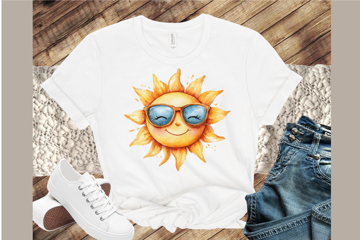 Kawaii Beach Clipart Bundle, an Illustration by Sublimation Artist (Photo 4 of 6)