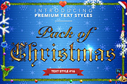 Christmas Pack #1 - Text Styles, a Layer Style Add-On by Jonas Stensgaard (Thumbnail 17 of 23)