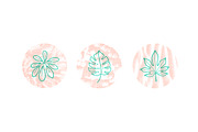 Greenhouse Tropical Flowers & Leaves, an Illustration by Elevens (Thumbnail 4 of 8)