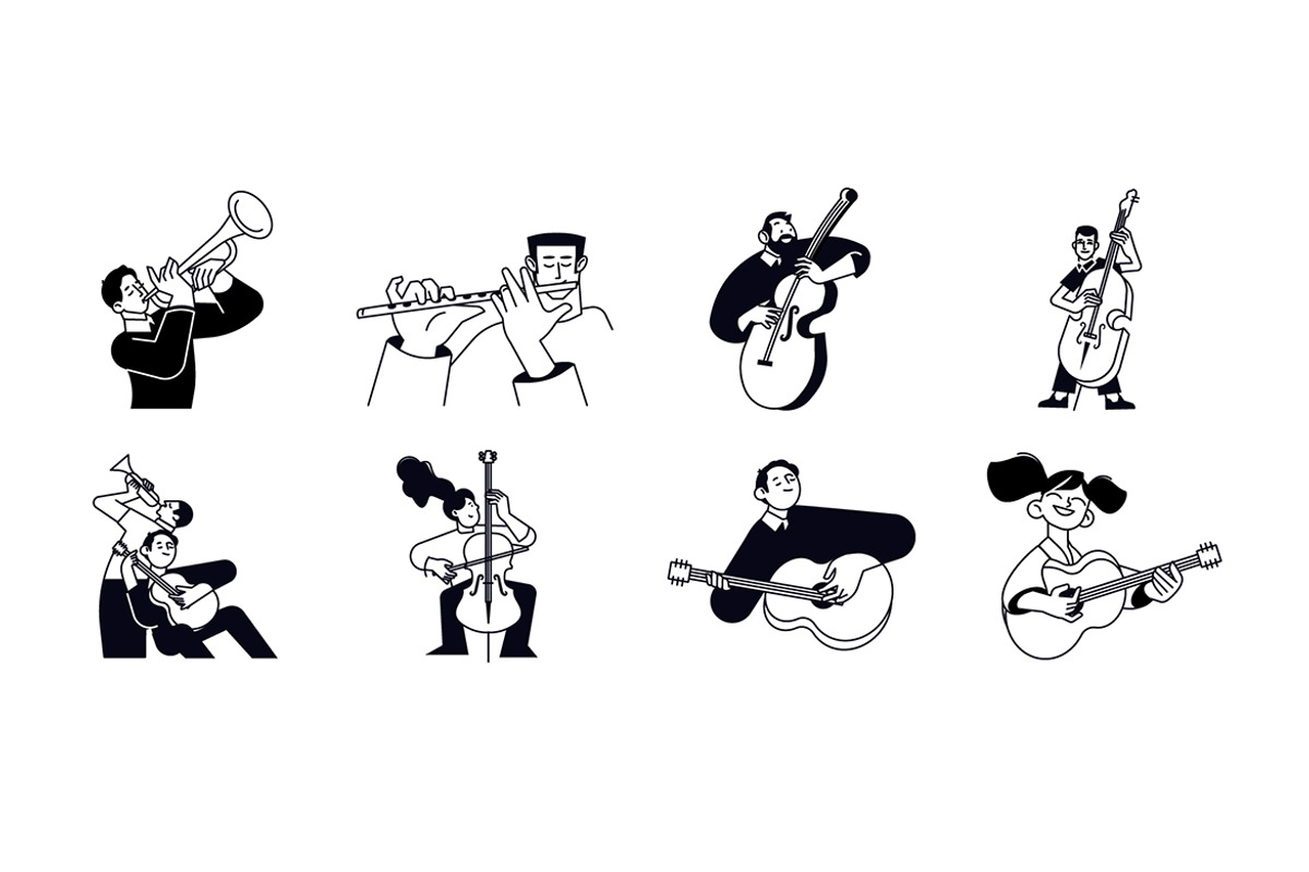 People and music, a Person Illustration by PureSolution (Photo 4 of 6)
