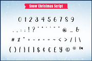 Snow Christmas Font Duo, a Script Font by AnningArts (Thumbnail 8 of 9)